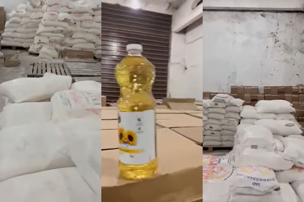 Anbardan çıxanlar erməni yalanını ifşa etdi - VİDEO